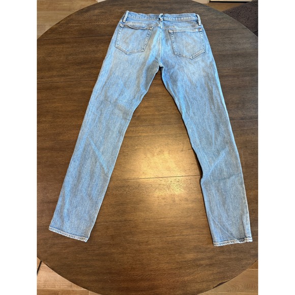 FRAME Denim L'Homme Slim Jeans Light Wash Blue Womens Size 30 - Picture 3 of 8